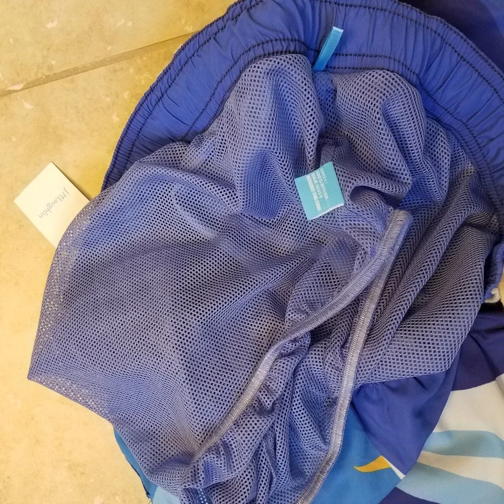 J. McLaughlin Sail Away Men Gibson Swim Shorts Water Trunks‎ Blue Size M NEW